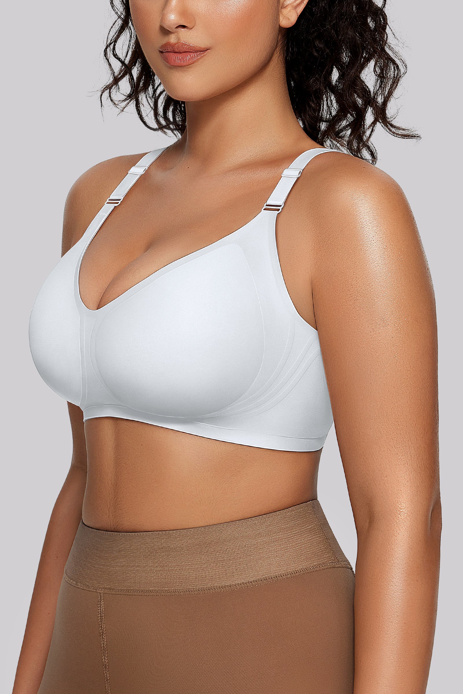 Wireless Bras with Front - Adjustable Straps