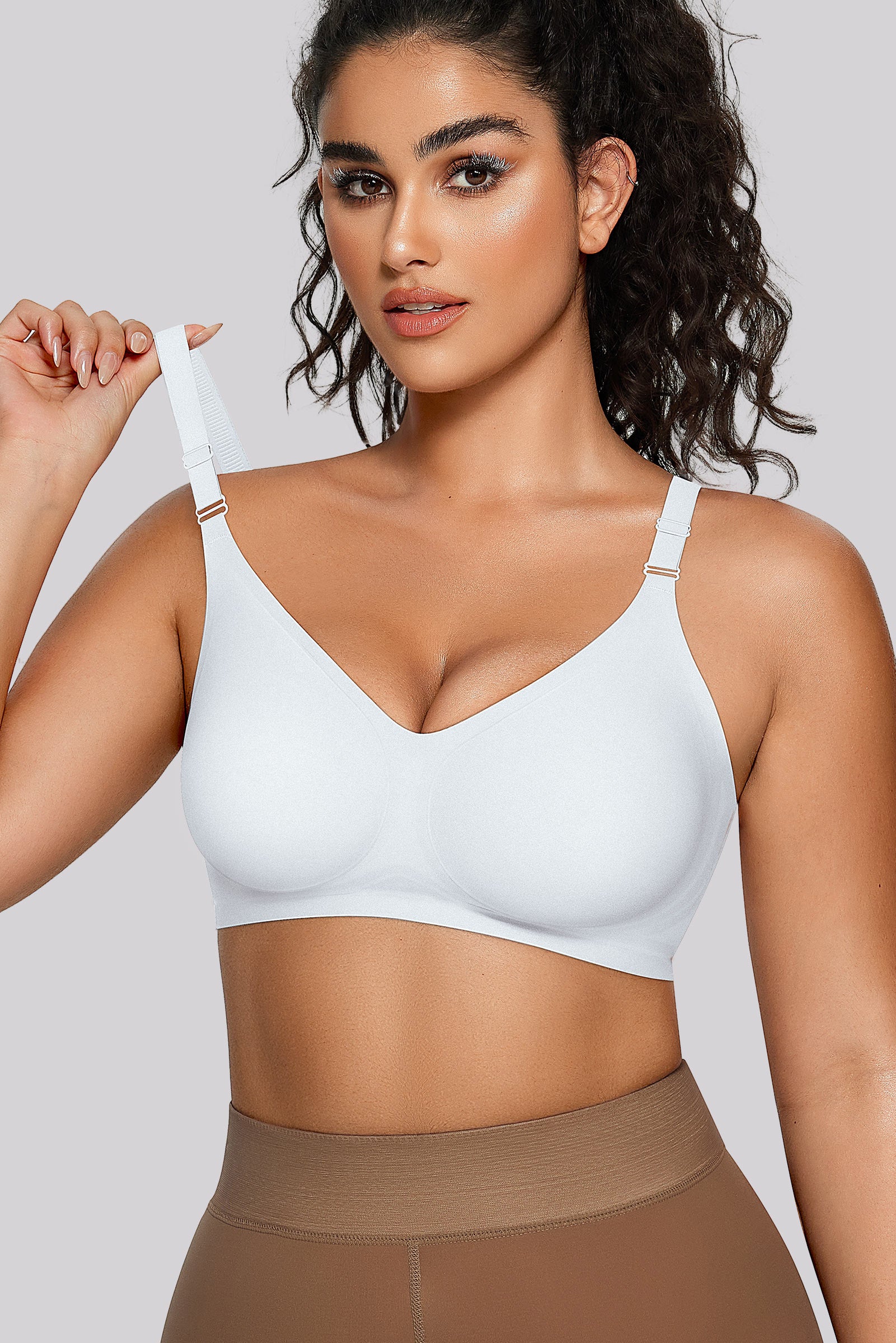 Wireless Bras with Front - Adjustable Straps